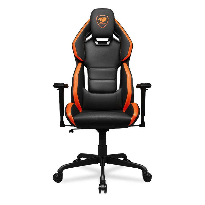 Cougar Hotrod Gaming Chair - Black & Orange -   كرسي ألعاب
